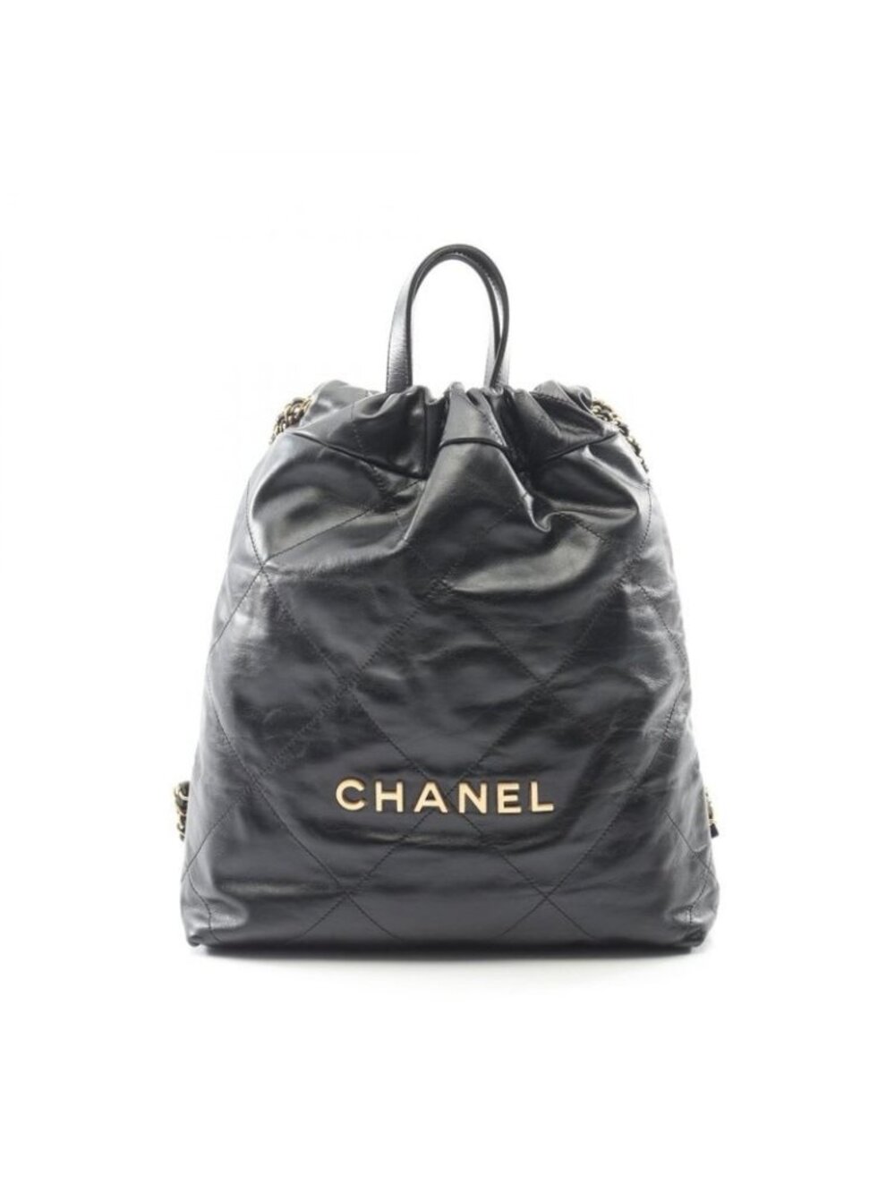 Chanel Rucksack Sac Backpack 22 Small Black Leather Chanel 22 Quilted
